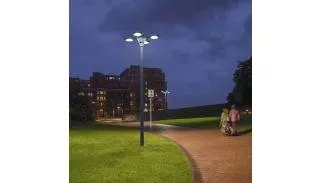 Lampada da terra a energia solare LED 790lm Modello Palaisia