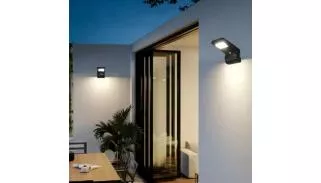 Applique solare a LED 1200lm Modello Candela